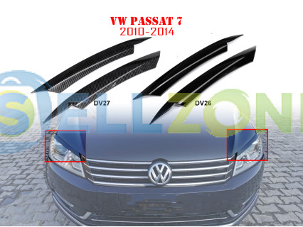 Φρυδάκια μπροστινών φαναριών VW Passat B7 2010-2014 - DV26 DV27
